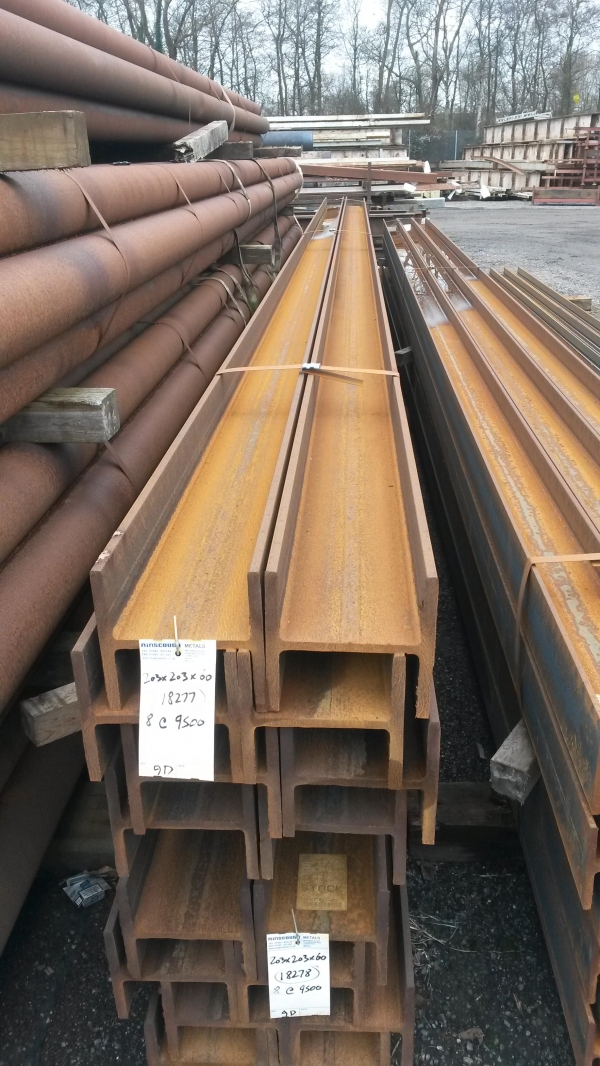 9.500mtr 203mm x 203mm x 60.3 Kg/m Steel Column Universal Column - New ...