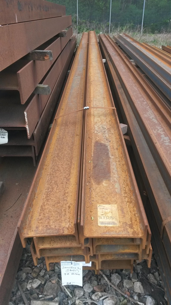 12.000mtr 240mm x 120mm x 30.7 Kg/m Steel Ipe - New From Ainscough Metals