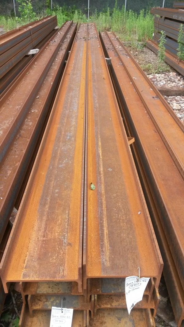 12.000mtr 300 x 150 x 42.2kg/m Steel Ipe - New From Ainscough Metals