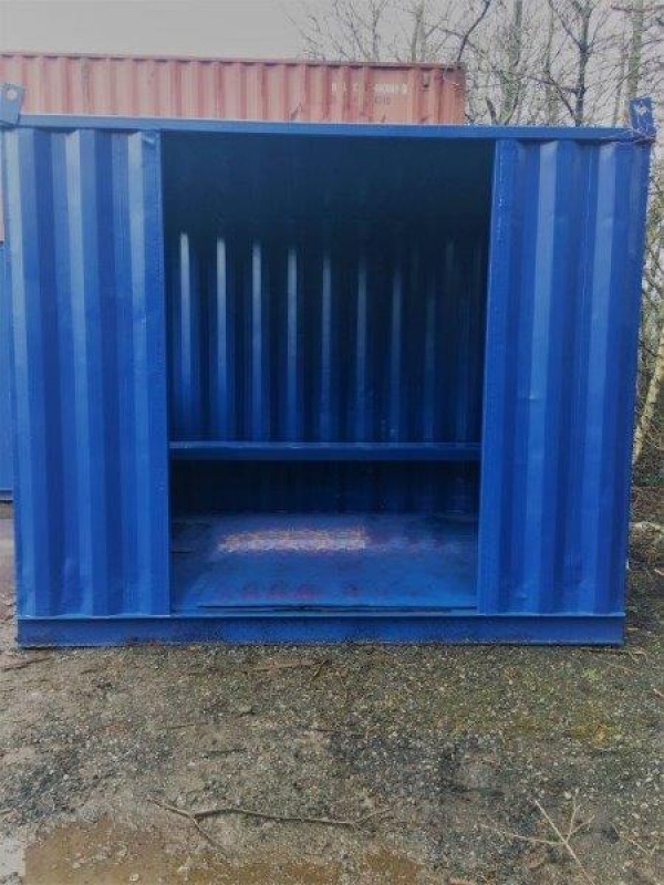 10\' x 8\' Smoking Shelter Blue C/w Cigarette Box & Plywood Flooring (ref Ss/005)