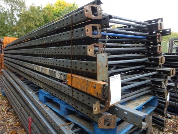 Dexion Upright Frames 6.400/6.480 Mtr x 990 mm - Grey - Racking Industrial Steel Racking - Shelving - Storage - Not Redirack, Planned Storage, Stakrak or Link 51