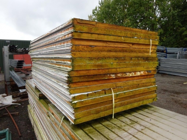 Used Fridge Panels 2.090/2.210 Mtr Approx Long x 1.160 Mtr Wide x 50 mm ...