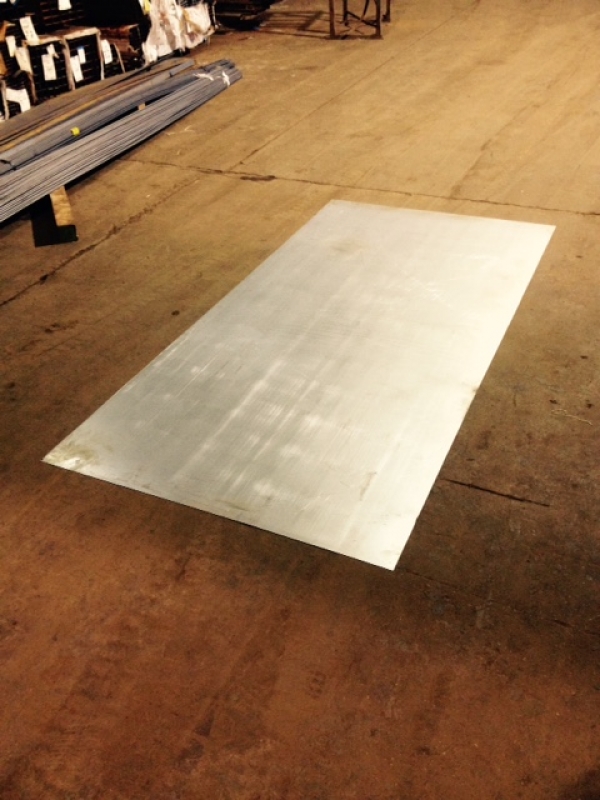 1.000 Mtrs Long x 1.000 Mtrs Wide x  1.2mm Thick  Galvanised Mild Steel  Plate