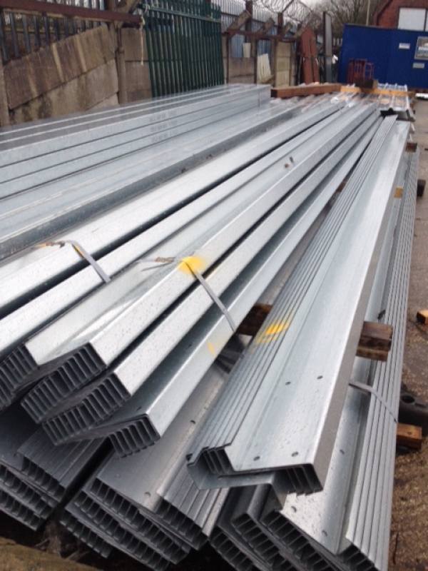 New z Purlins 171mm Deep - 6.500 Mtr Length - Side Purlins - Cladding Purlins