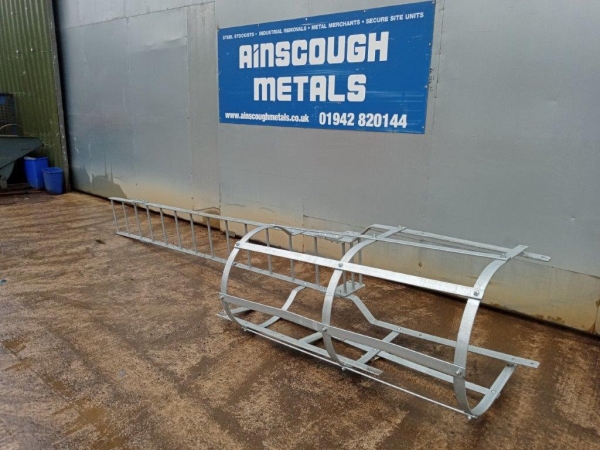 Ring / Access / Cage Ladder 4.520 Mtr O/a High  Galvanised  - Used