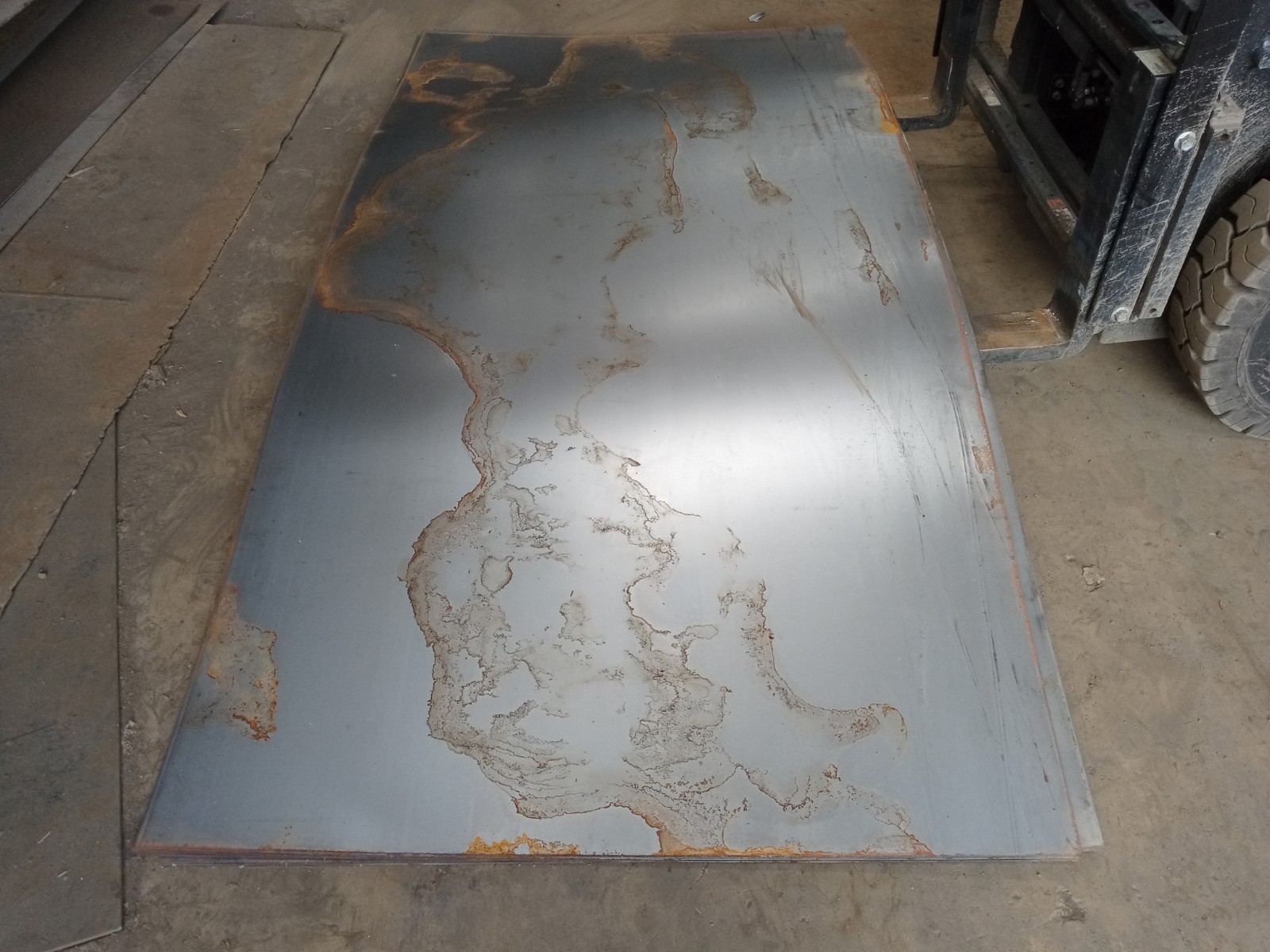 Steel Plate 2.500 Mtrs  x 1.250 Mtrs x 1mm Mild Steel  #p25899