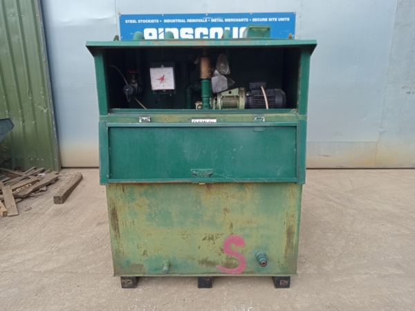 Koronka Environmental Bunded Steel Tank With Pump - Waste Oil / Fuel - 3000 Litres - Used - Ref No. 4
