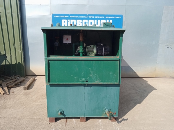 Koronka Environmental Bunded Steel Tank With Pump - Waste Oil / Fuel - 3000 Litres - Used - Ref No. 9