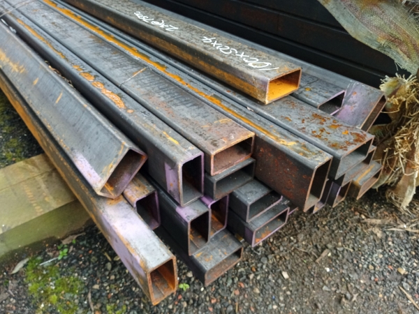 7.500 Mtr of 100 mm x 50 mm x  4 mm Steel Box Section  ( Unused  )