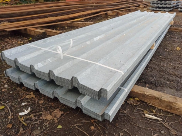Roofing Sheets - Box Profile 12 ft x 1.000 Mtr    Galvanised - New