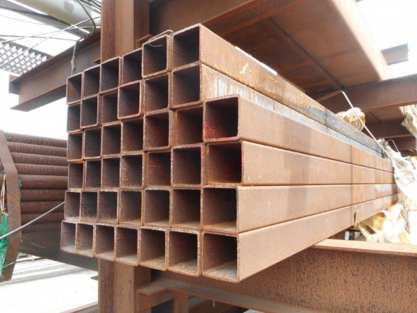 7.500 Mtr of 70 mm x 70 mm x  4 mm Steel Box Section  ( Unused Stock Rusty )