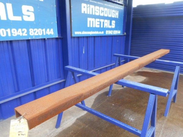 3.745 Mtrs Long 200mm x 75mm x 23.4 Kg/m Unused Stock Rusty Steel Channel - Pfc