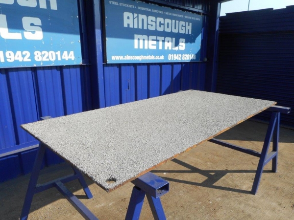 2.400 Mtr Long x 1.200 Mtr Wide x  18.5 mm Thick  Anti Skid Steel Road   Plate