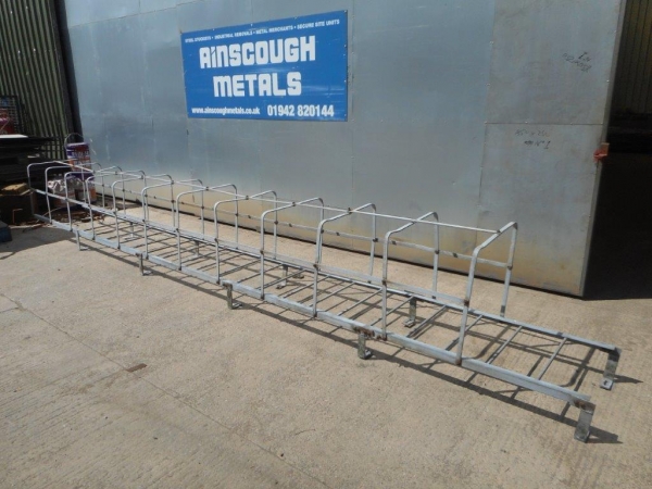 Ring / Access / Cage Ladder 5.900 Mtr O/a High  Galvanised  - Used