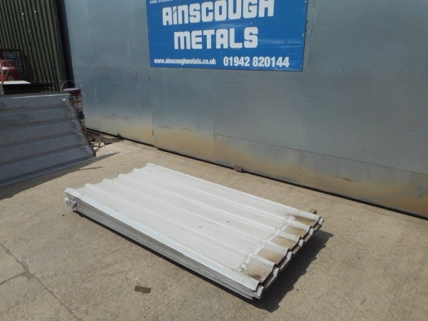Roofing Sheets - Box Profile 2.080mtr x 1.000 Mtr Cover  Goosewing Grey  Plastisol Coated - Second Hand