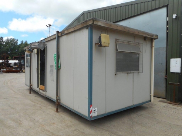 24ft Long 10ft Wide Grey Office / Canteen / Cabin / Welfare / wc / Container -  Second Hand  - Office / Canteen
