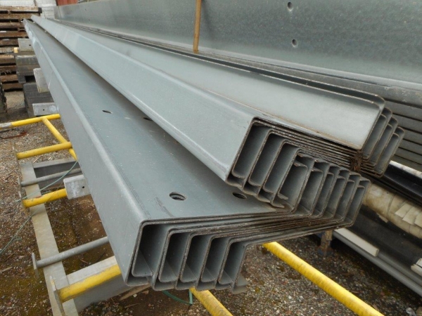 New z Purlins 151mm Deep - 4.560 Mtr Length - Side Purlins - Cladding Purlins