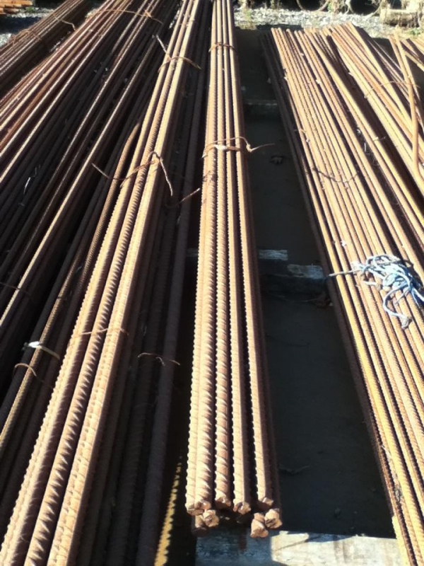 6.000mtr Length 40mm Unused Stock Rusty Rebar From Ainscough Metals